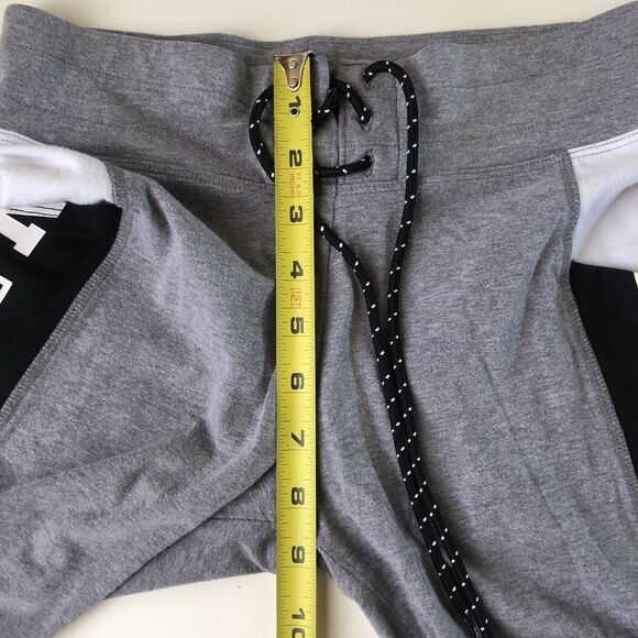 Victoria Secret Pink Nation Jogger Leggings Pockets Tie Waist Gray XS - Picture 6 of 13